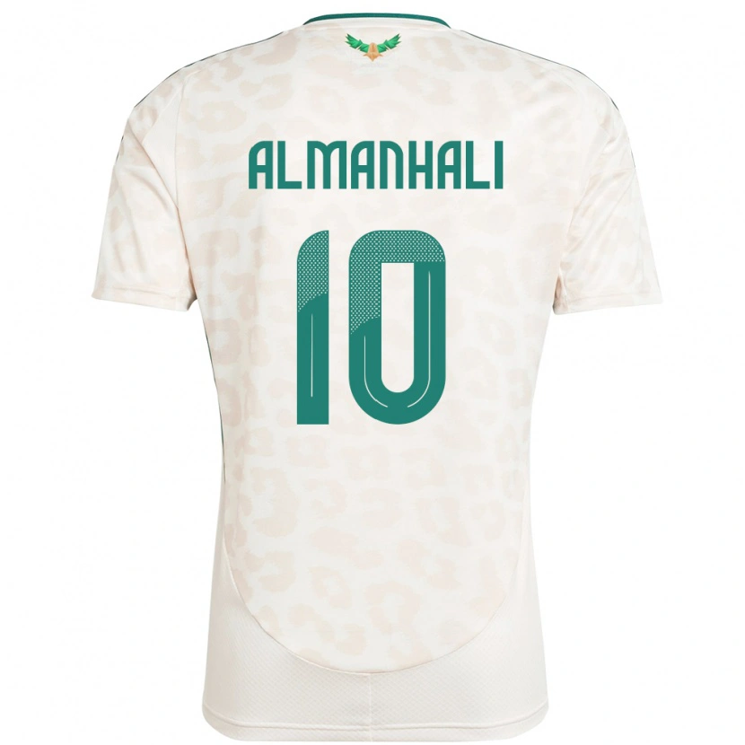 DanxenキッズサウジアラビアSuwailem Almanhali#10ホワイトアウェイシャツ24-26ジャージーユニフォーム