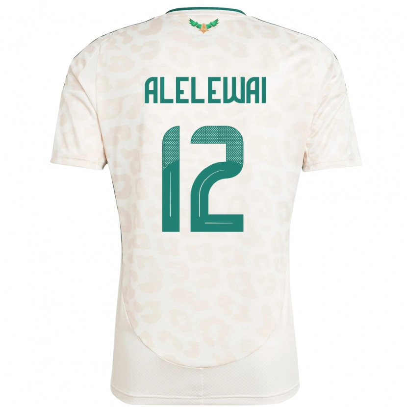 DanxenキッズサウジアラビアAbdulaziz Alelewai#12ホワイトアウェイシャツ24-26ジャージーユニフォーム