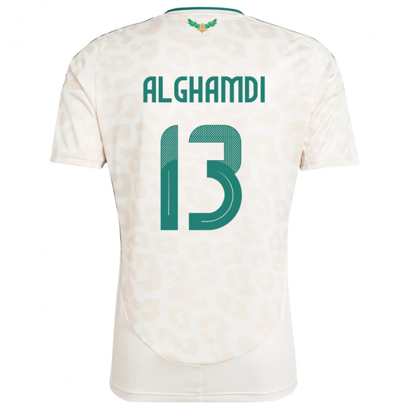 DanxenキッズサウジアラビアHazzaa Alghamdi#13ホワイトアウェイシャツ24-26ジャージーユニフォーム