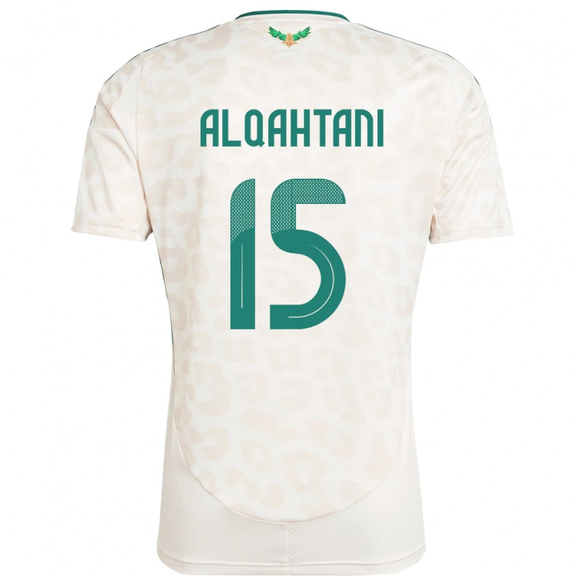 DanxenキッズサウジアラビアMohammed Alqahtani#15ホワイトアウェイシャツ24-26ジャージーユニフォーム