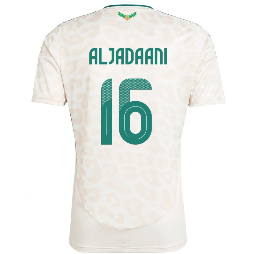 DanxenキッズサウジアラビアNawaf Aljadaani#16ホワイトアウェイシャツ24-26ジャージーユニフォーム