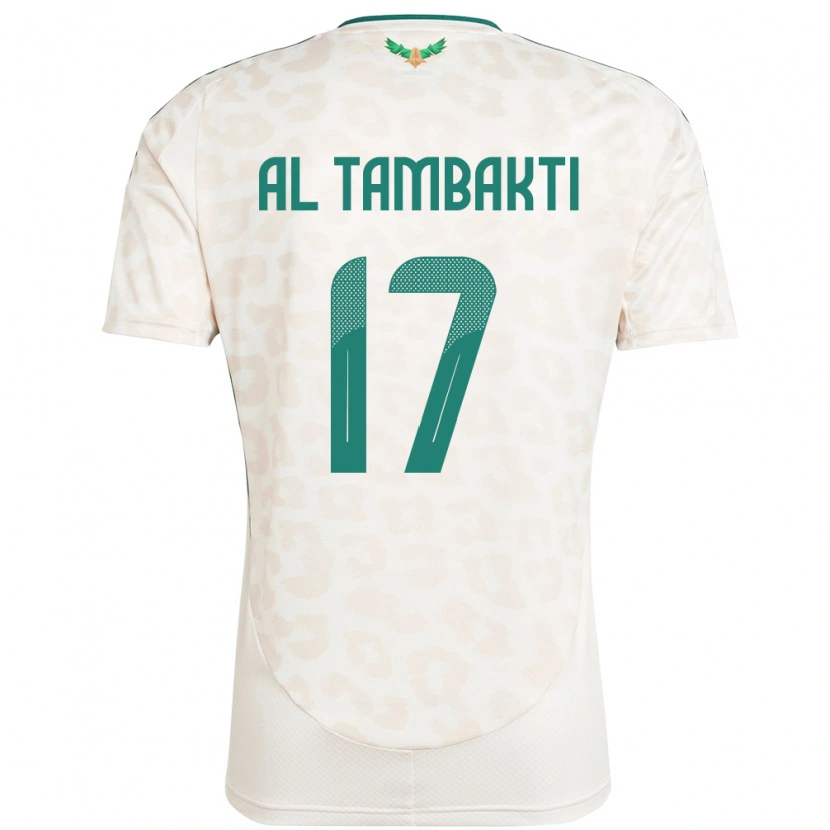 Danxenキッズサウジアラビアハッサーン・トムバクティ#17ホワイトアウェイシャツ24-26ジャージーユニフォーム