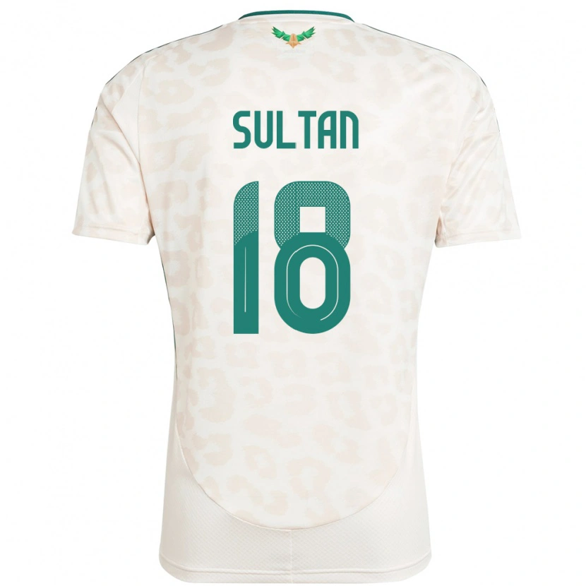 DanxenキッズサウジアラビアQasim Sultan#18ホワイトアウェイシャツ24-26ジャージーユニフォーム