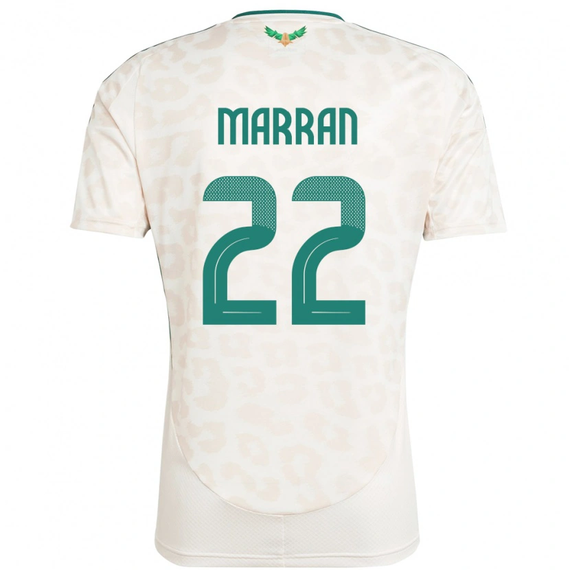 Danxenキッズサウジアラビアムハンマド・マラン#22ホワイトアウェイシャツ24-26ジャージーユニフォーム