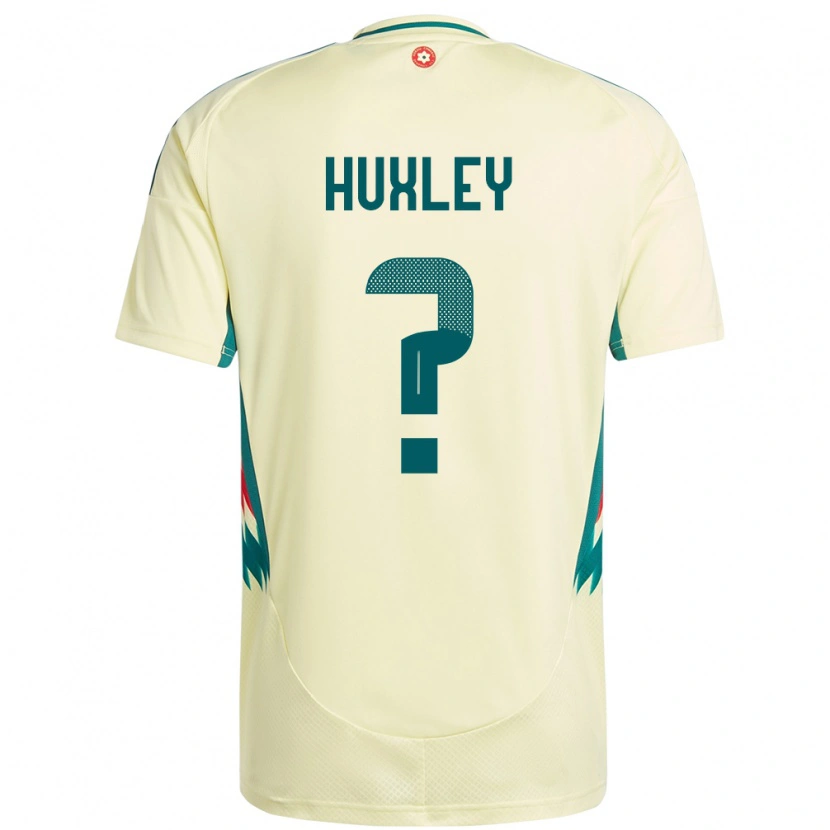 DanxenキッズウェールズLeon Huxley#0ベージュイエローアウェイシャツ24-26ジャージーユニフォーム