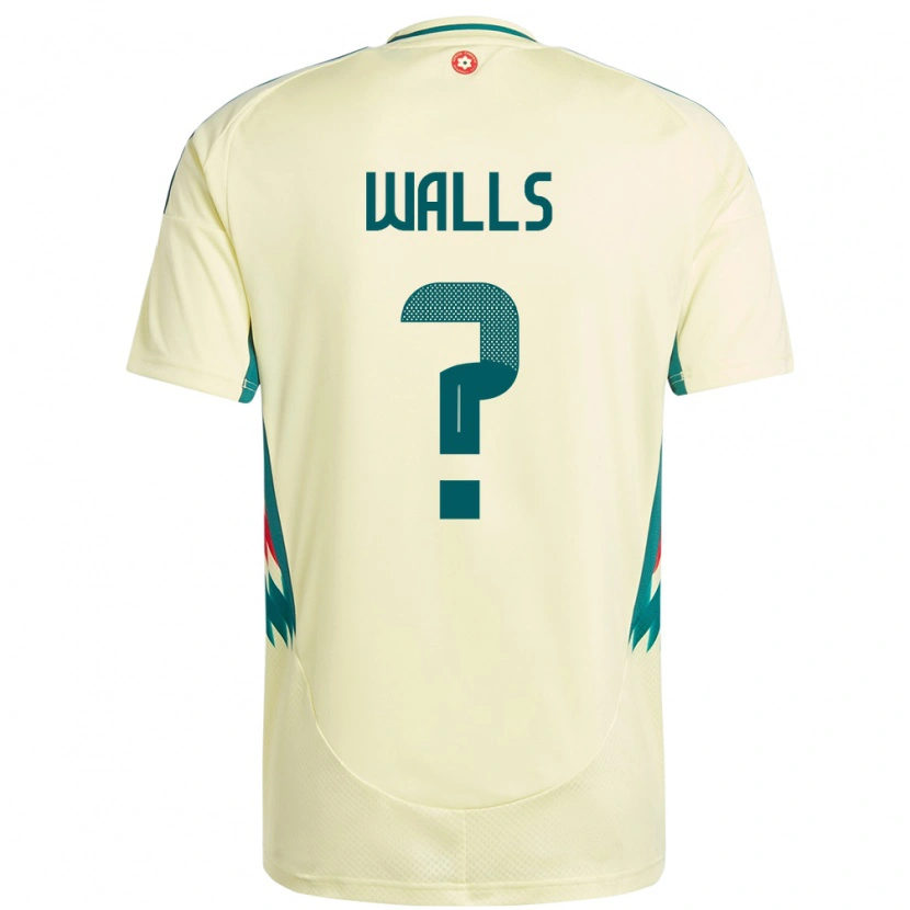 DanxenキッズウェールズArchie Walls#0ベージュイエローアウェイシャツ24-26ジャージーユニフォーム