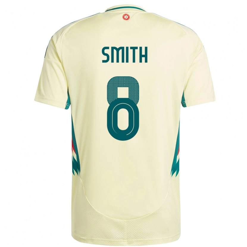 DanxenキッズウェールズMatt Smith#8ベージュイエローアウェイシャツ24-26ジャージーユニフォーム