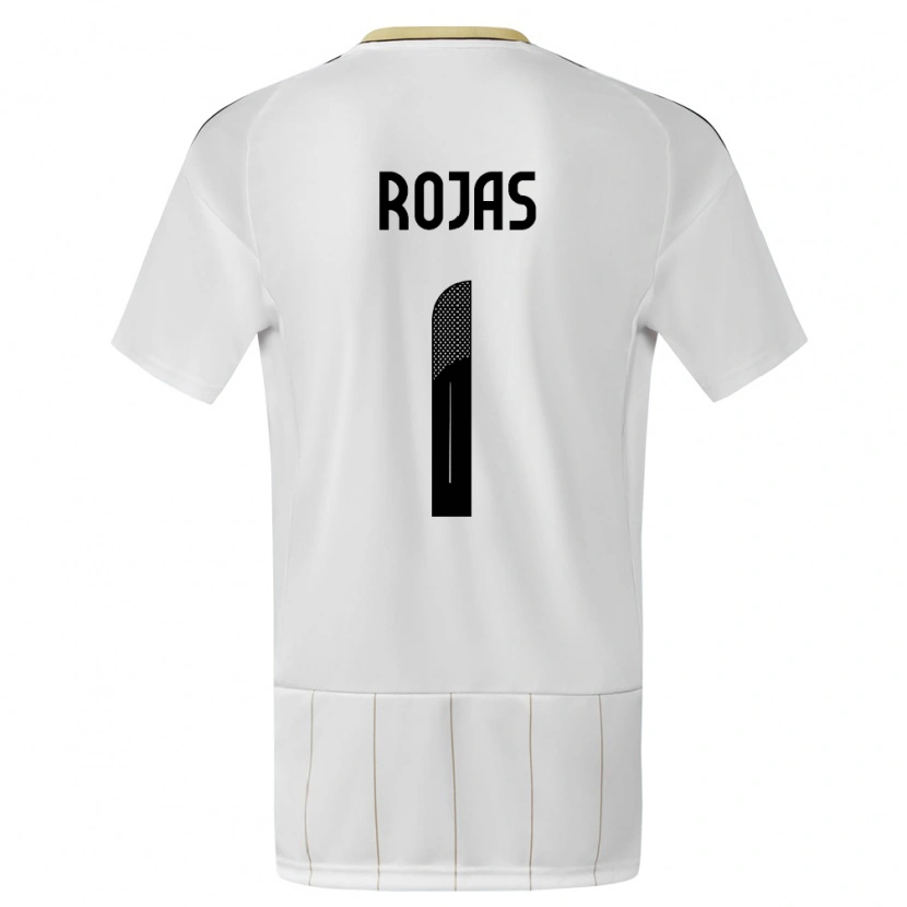 DanxenキッズコスタリカBerny Rojas#1白アウェイシャツ24-26ジャージーユニフォーム