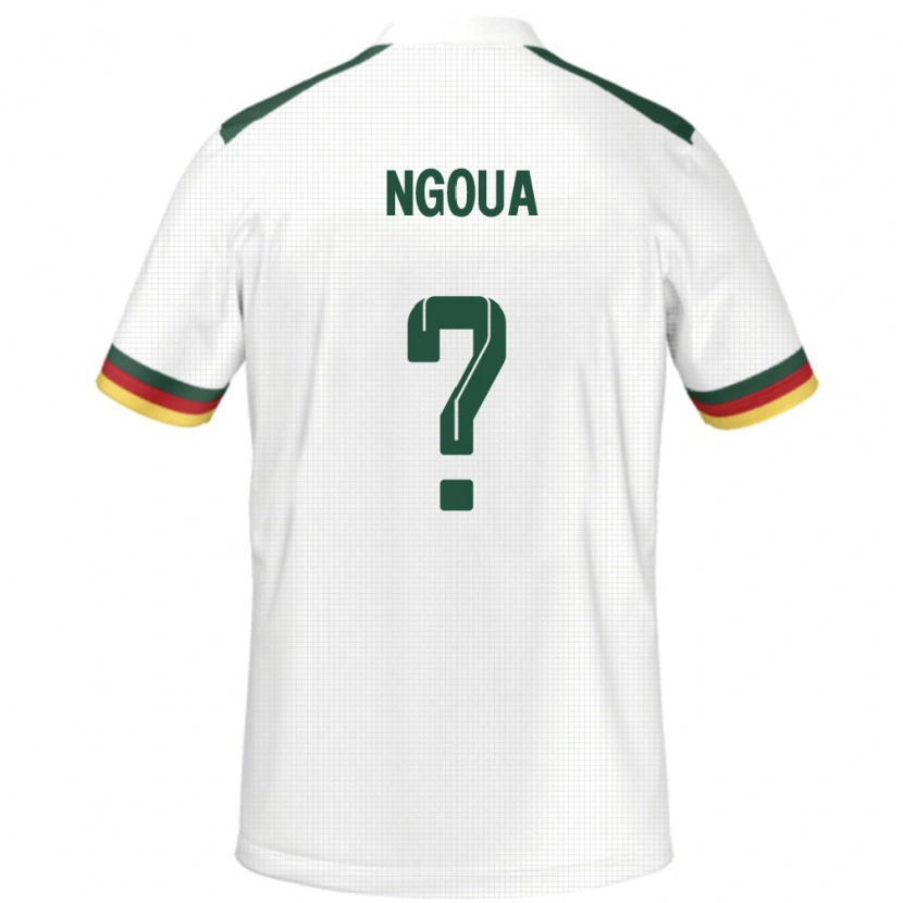 DanxenキッズカメルーンBoris Ngoua#0ホワイトアウェイシャツ24-26ジャージーユニフォーム