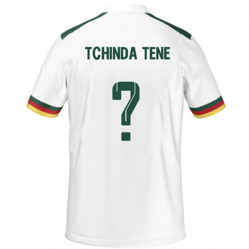 DanxenキッズカメルーンJoseph Tchinda Tene#0ホワイトアウェイシャツ24-26ジャージーユニフォーム