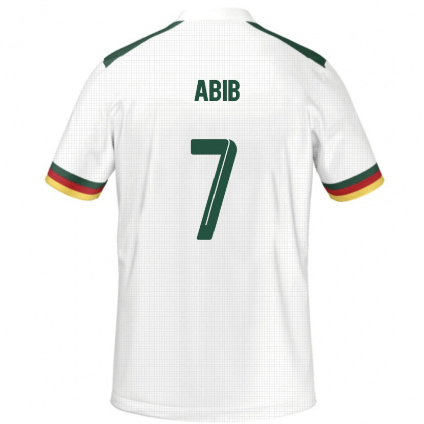 DanxenキッズカメルーンTize Abib#7ホワイトアウェイシャツ24-26ジャージーユニフォーム