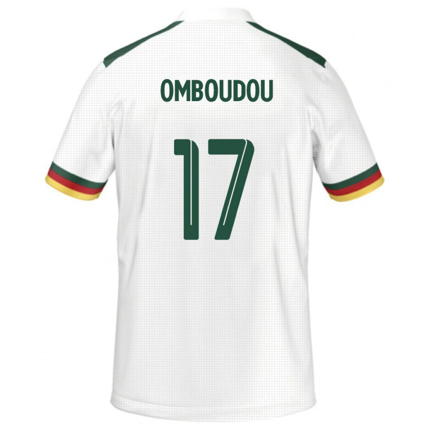 DanxenキッズカメルーンBrigitte Omboudou#17ホワイトアウェイシャツ24-26ジャージーユニフォーム