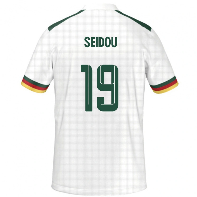 DanxenキッズカメルーンIsmaila Seidou#19ホワイトアウェイシャツ24-26ジャージーユニフォーム