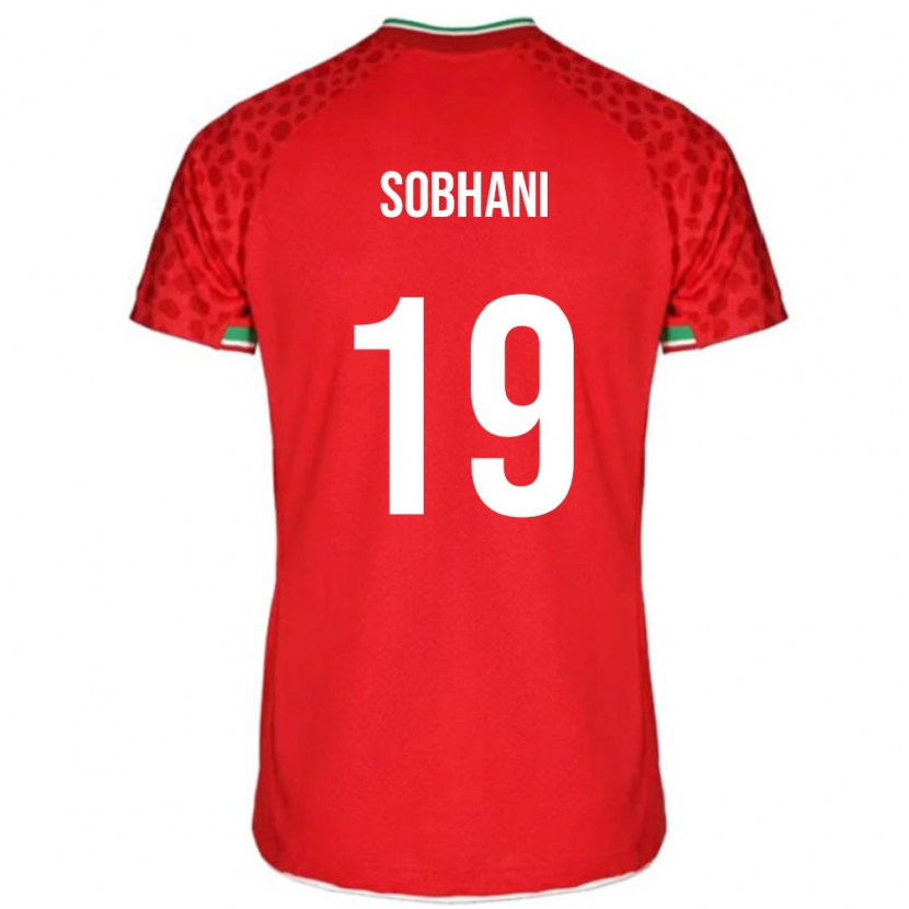 DanxenキッズイランAli Sobhani#19レッドアウェイシャツ24-26ジャージーユニフォーム