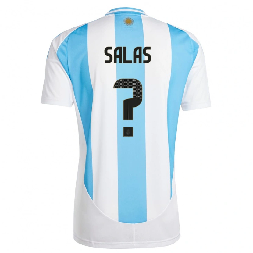 DanxenメンズアルゼンチンJoaquin Salas#0白青ホームシャツ24-26ジャージーユニフォーム
