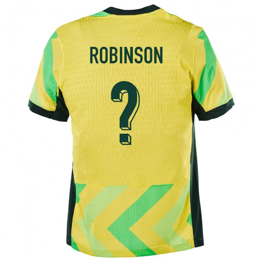 DanxenメンズオーストラリアAlex Robinson#0金色ホームシャツ24-26ジャージーユニフォーム