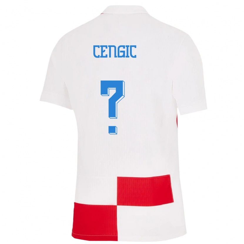 DanxenメンズクロアチアIvo Cengic#0赤白ホームシャツ24-26ジャージーユニフォーム