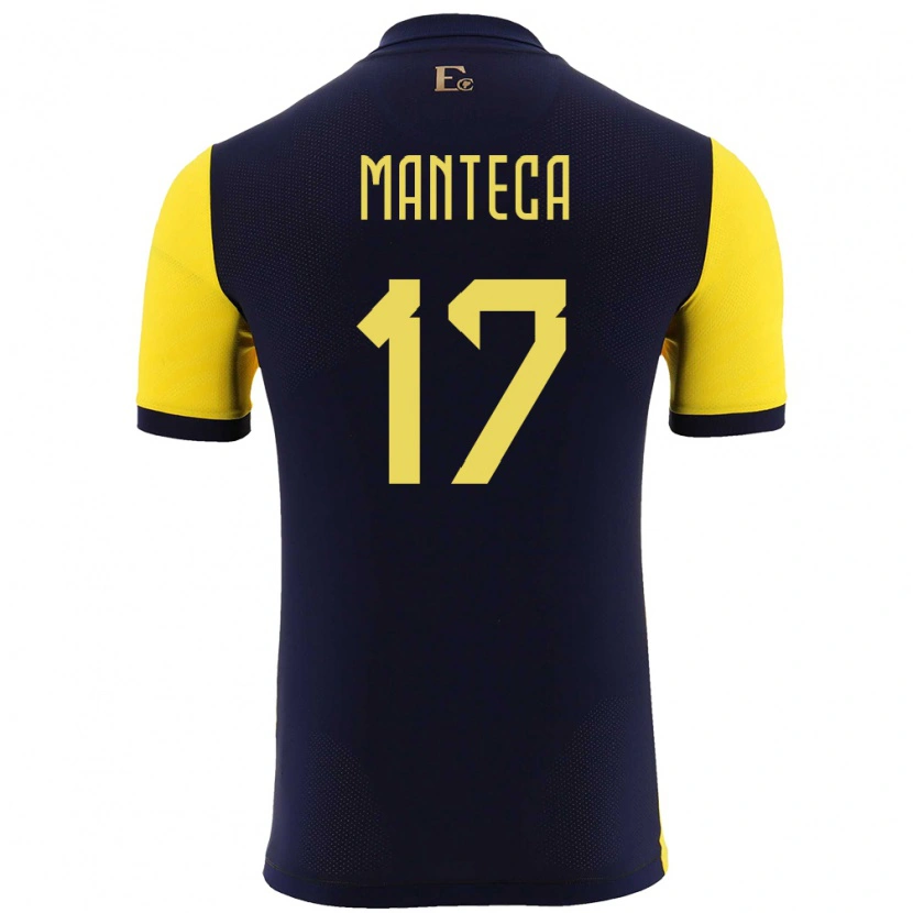 DanxenメンズエクアドルDemcy Manteca#17黄ホームシャツ24-26ジャージーユニフォーム