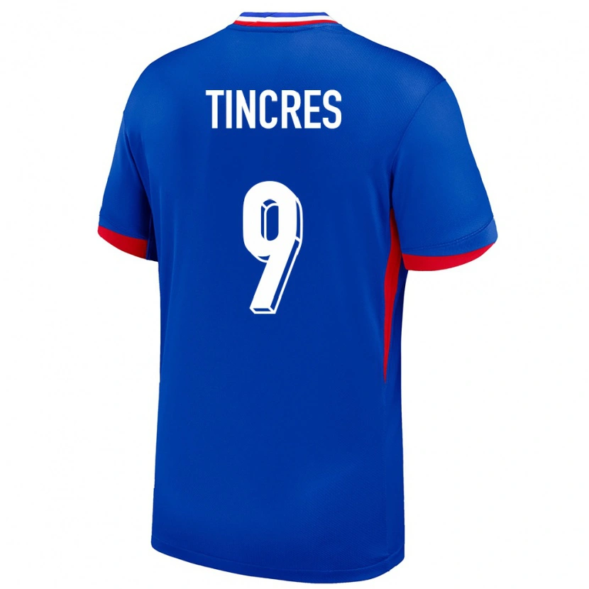 DanxenメンズフランスJoan Tincres#9青ホームシャツ24-26ジャージーユニフォーム