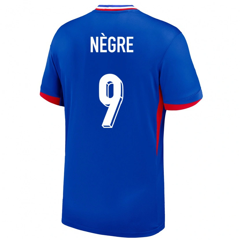 DanxenメンズフランスThibo Nègre#9青ホームシャツ24-26ジャージーユニフォーム