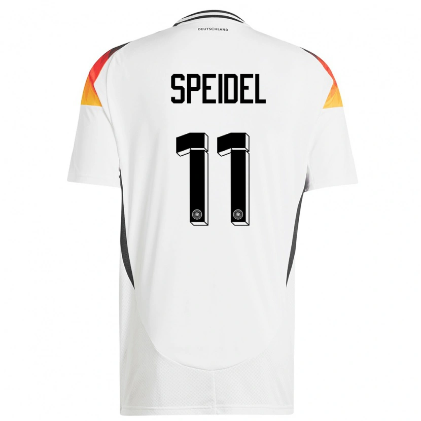 DanxenメンズドイツKian Speidel#11白ホームシャツ24-26ジャージーユニフォーム