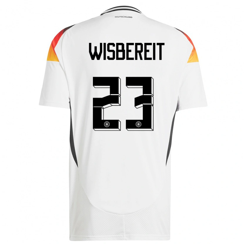 DanxenメンズドイツTom Wisbereit#23白ホームシャツ24-26ジャージーユニフォーム