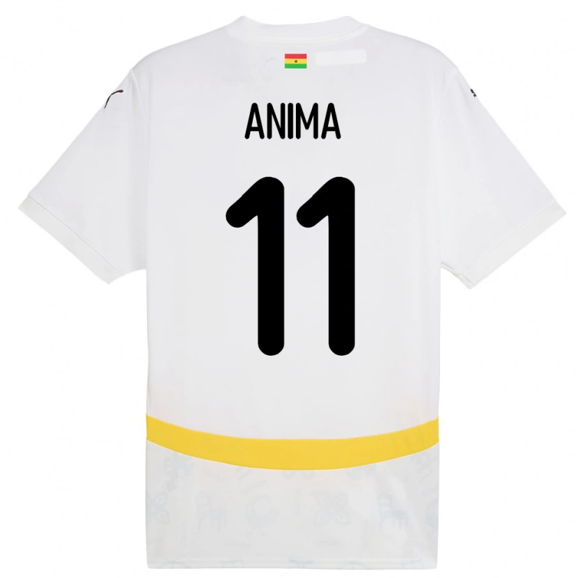 DanxenメンズガーナNaomi Anima#11白ホームシャツ24-26ジャージーユニフォーム