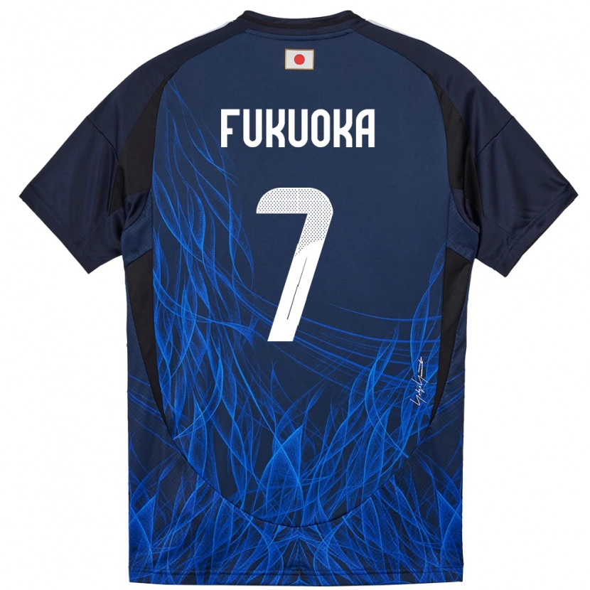 Danxenメンズ日本Yuwa Fukuoka#7濃紺ホームシャツ24-26ジャージーユニフォーム