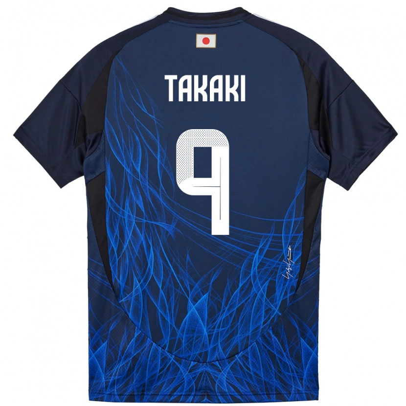 Danxenメンズ日本Eito Takaki#9濃紺ホームシャツ24-26ジャージーユニフォーム