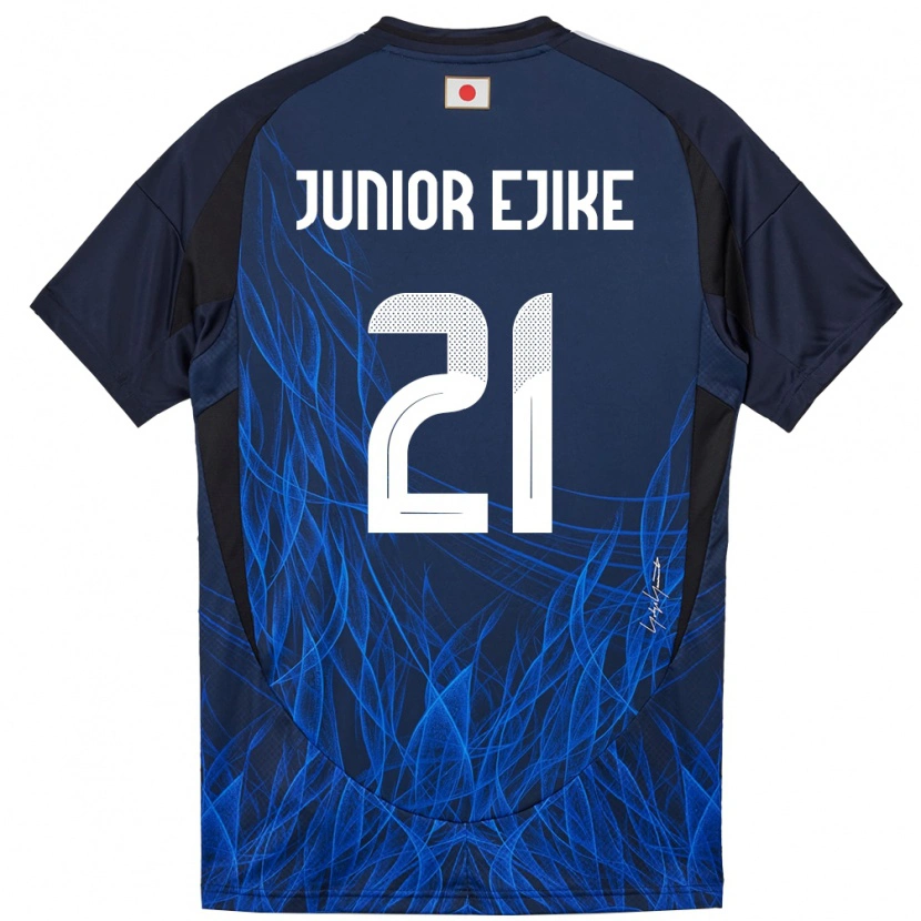 Danxenメンズ日本Ibuki Vincent Junior Ejike#21濃紺ホームシャツ24-26ジャージーユニフォーム