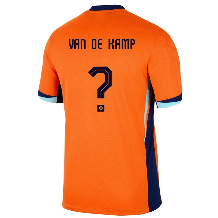 DanxenメンズオランダJochem Ritmeester Van De Kamp#0オレンジホームシャツ24-26ジャージーユニフォーム