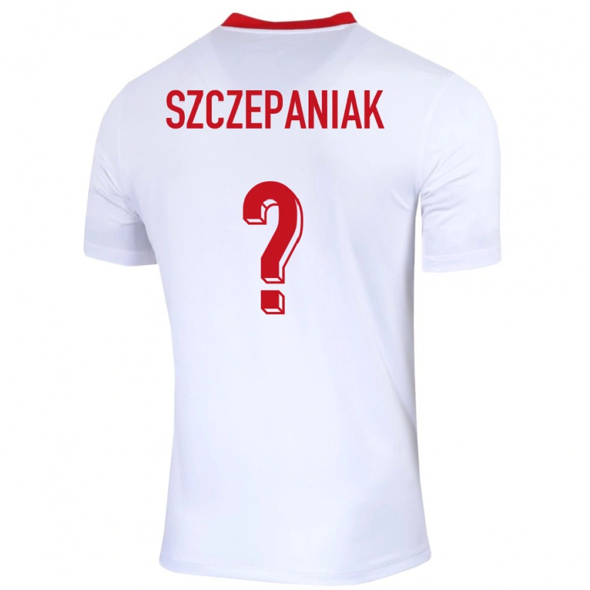DanxenメンズポーランドMateusz Szczepaniak#0白ホームシャツ24-26ジャージーユニフォーム