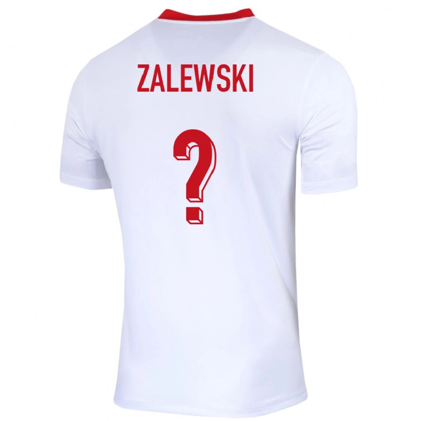 DanxenメンズポーランドZachary Zalewski#0白ホームシャツ24-26ジャージーユニフォーム