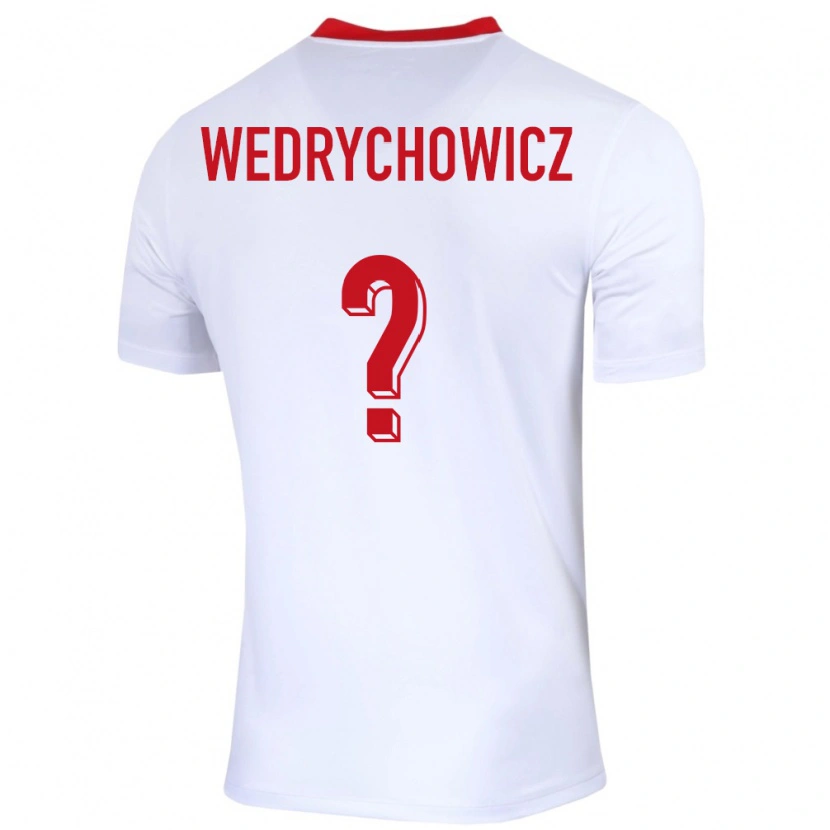 DanxenメンズポーランドKarol Wedrychowicz#0白ホームシャツ24-26ジャージーユニフォーム