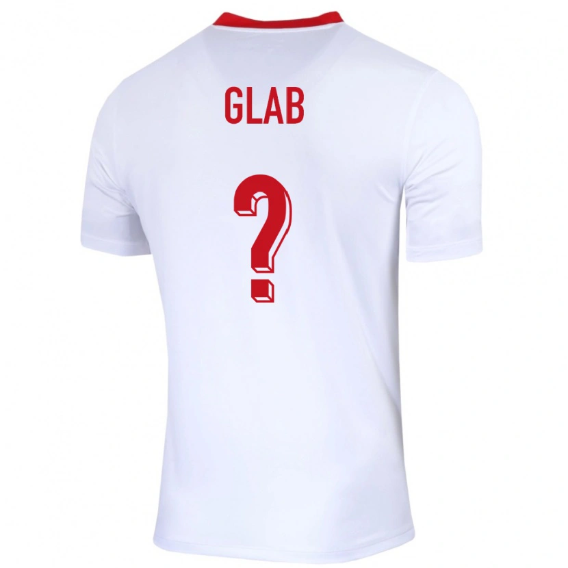 DanxenメンズポーランドJan Glab#0白ホームシャツ24-26ジャージーユニフォーム