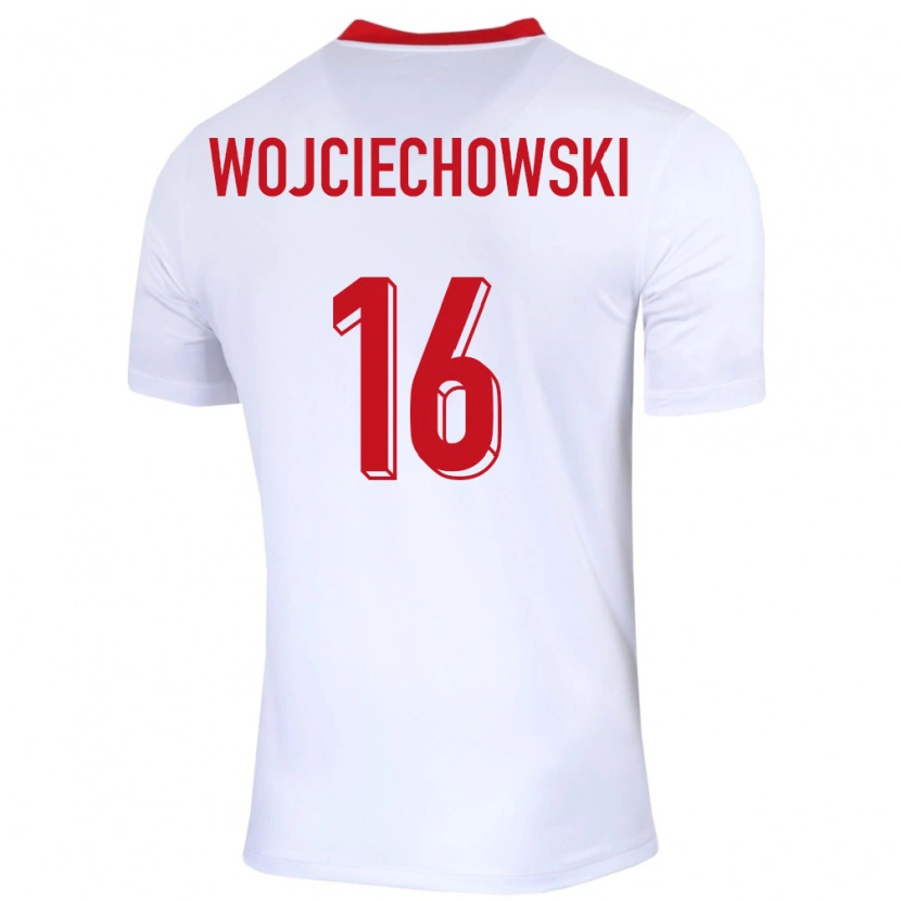 DanxenメンズポーランドOliwier Wojciechowski#16白ホームシャツ24-26ジャージーユニフォーム