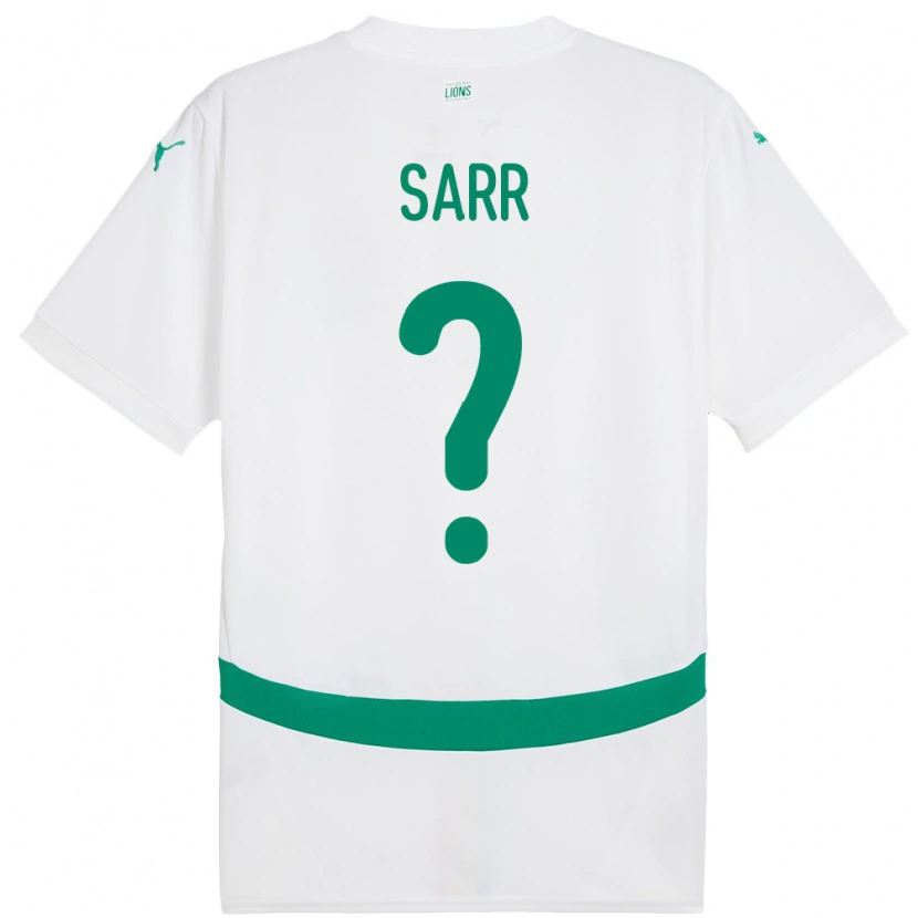 DanxenメンズセネガルAssane Sarr#0白ホームシャツ24-26ジャージーユニフォーム