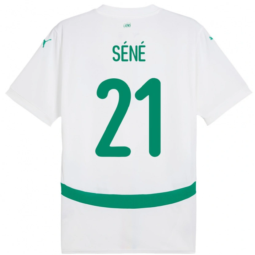 DanxenメンズセネガルTening Sene#21白ホームシャツ24-26ジャージーユニフォーム