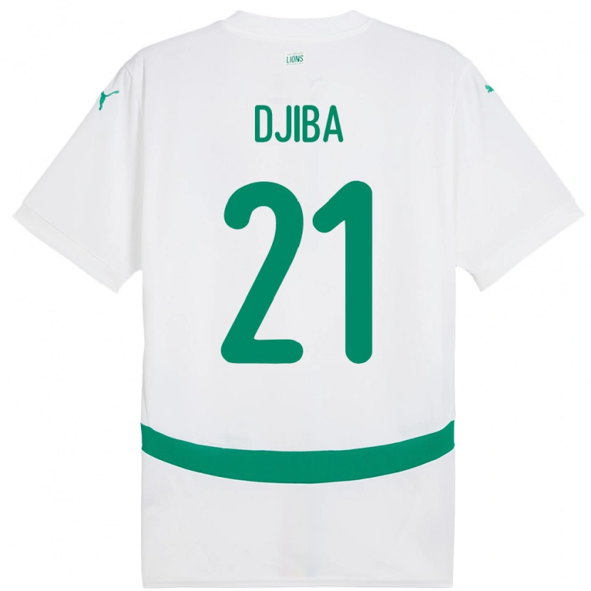 DanxenメンズセネガルFrancois Djiba#21白ホームシャツ24-26ジャージーユニフォーム