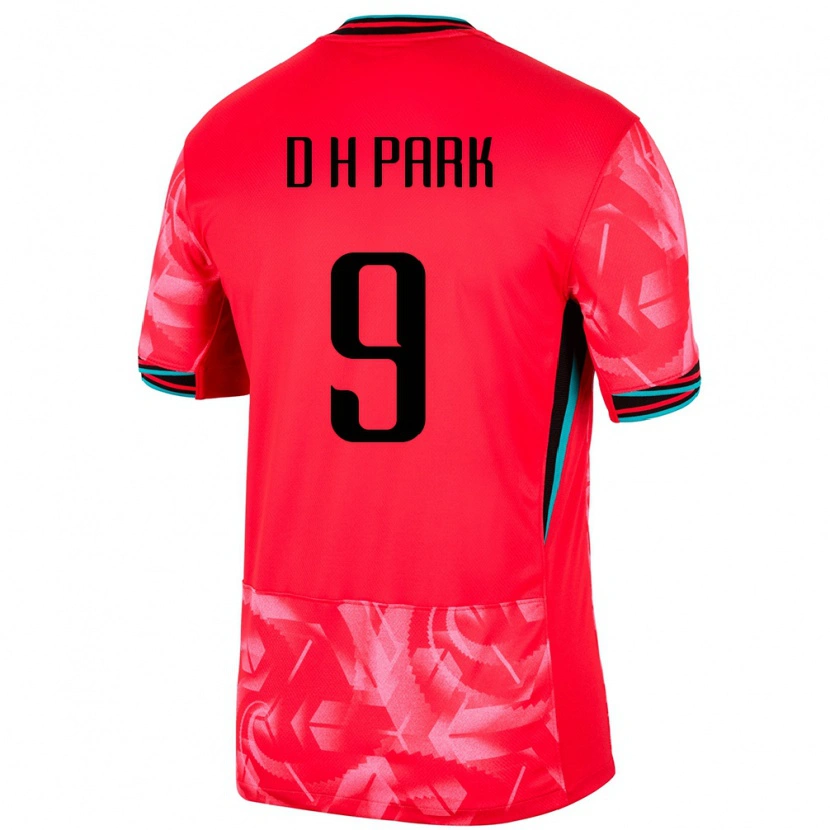 Danxenメンズ韓国Do-Hyeon Park#9赤ホームシャツ24-26ジャージーユニフォーム