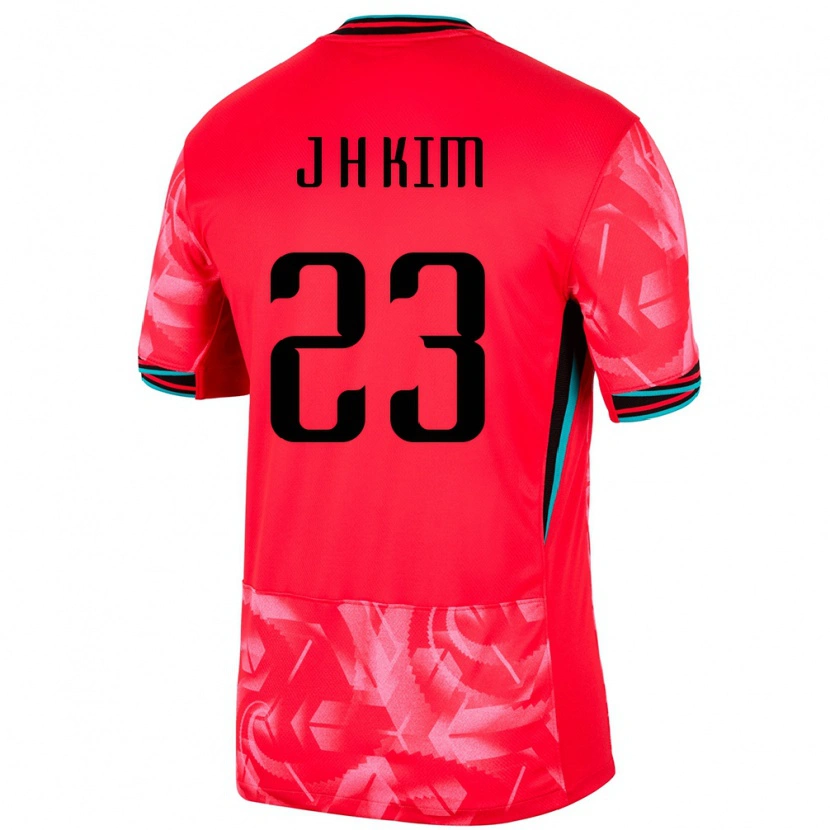 Danxenメンズ韓国Kim Jung Hoon#23赤ホームシャツ24-26ジャージーユニフォーム