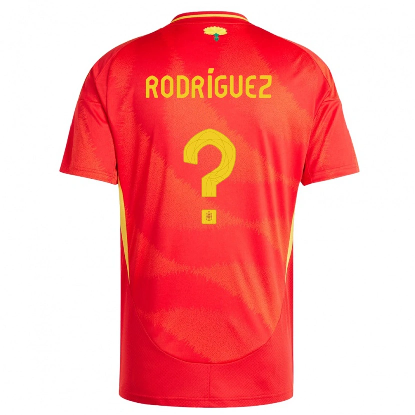 DanxenメンズスペインAlfredo Rodríguez#0赤ホームシャツ24-26ジャージーユニフォーム