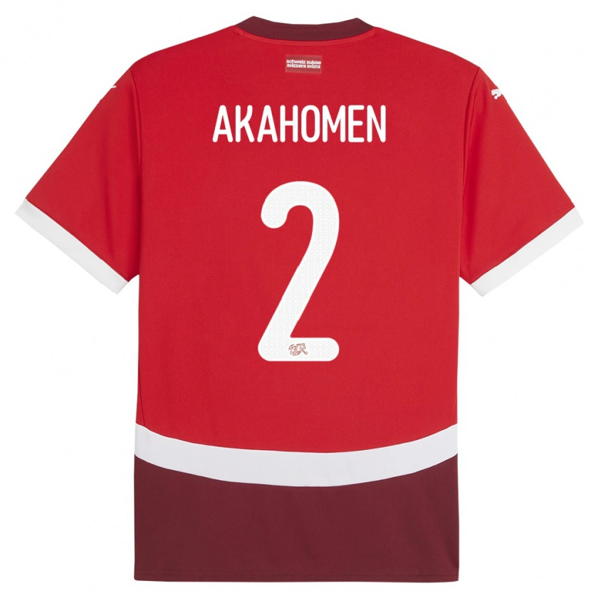 DanxenメンズスイスMarvin Akahomen#2赤ホームシャツ24-26ジャージーユニフォーム
