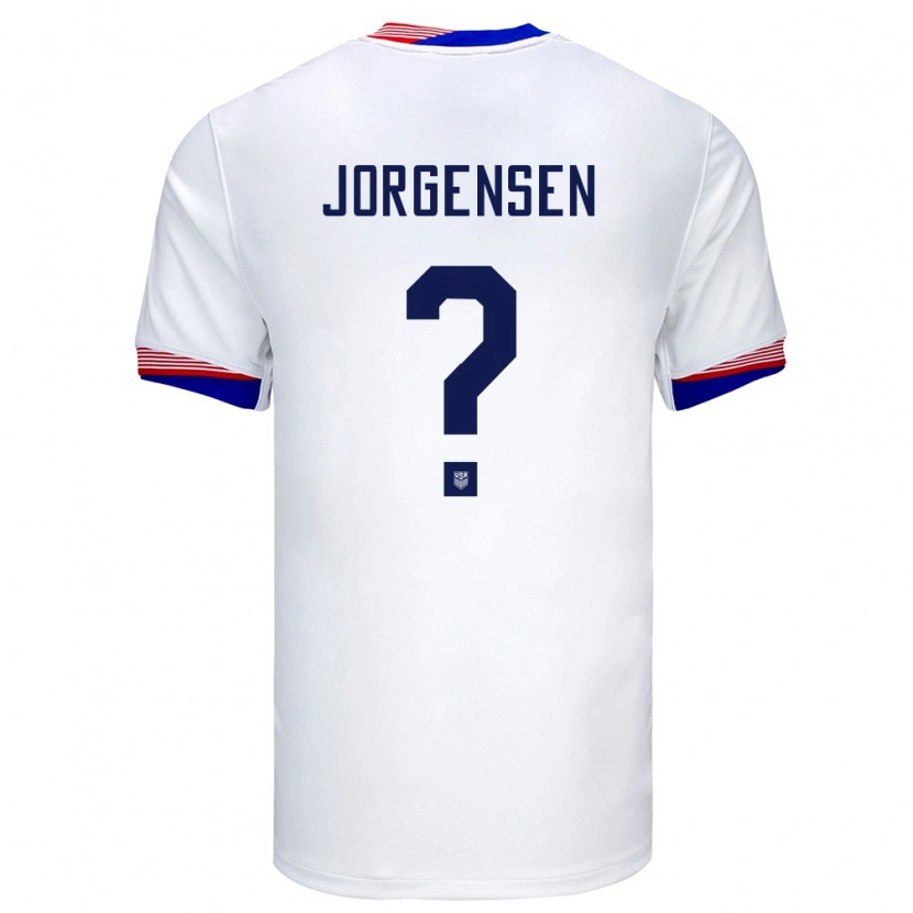 Danxenメンズアメリカ合衆国Owen Jorgensen#0白ホームシャツ24-26ジャージーユニフォーム