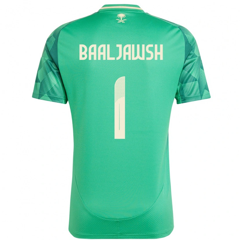 DanxenメンズサウジアラビアTurki Baaljawsh#1緑ホームシャツ24-26ジャージーユニフォーム