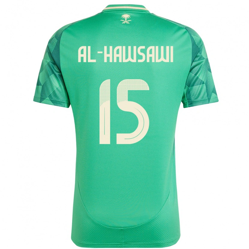 DanxenメンズサウジアラビアSuhayb Al-Hawsawi#15緑ホームシャツ24-26ジャージーユニフォーム