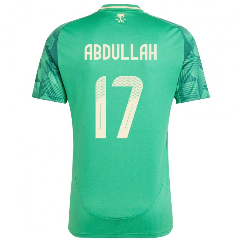 DanxenメンズサウジアラビアSalem Abdullah#17緑ホームシャツ24-26ジャージーユニフォーム