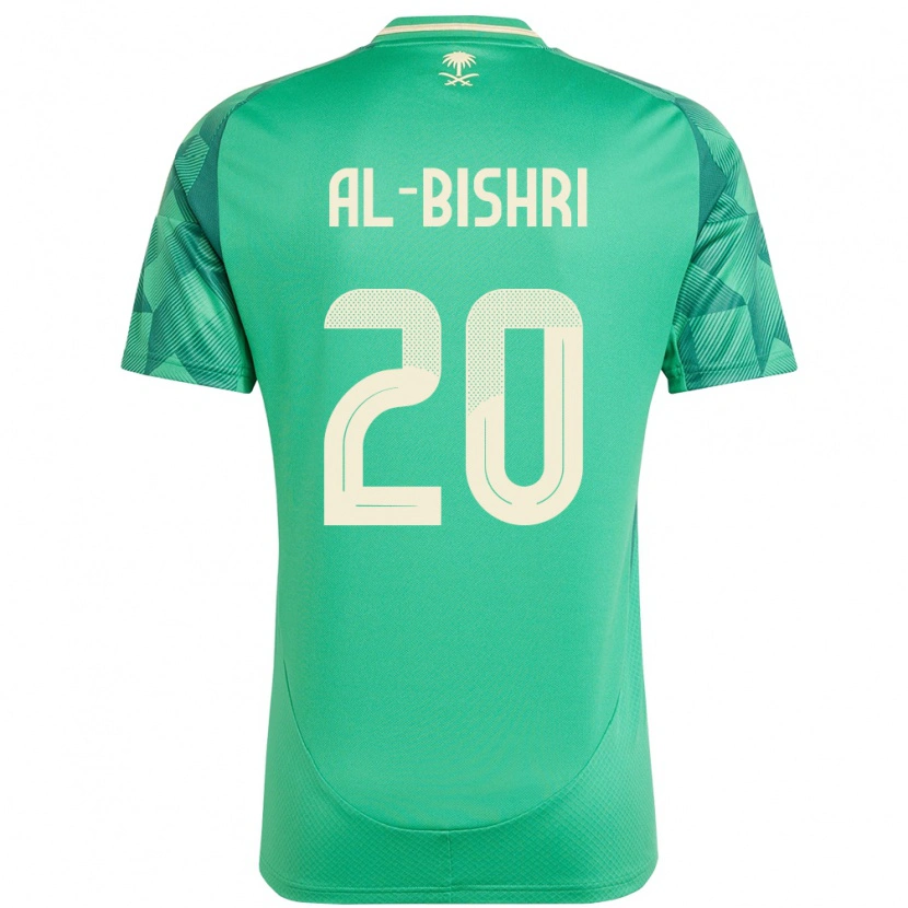 DanxenメンズサウジアラビアNawaf Al-Bishri#20緑ホームシャツ24-26ジャージーユニフォーム
