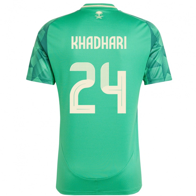 DanxenメンズサウジアラビアMurad Khadhari#24緑ホームシャツ24-26ジャージーユニフォーム
