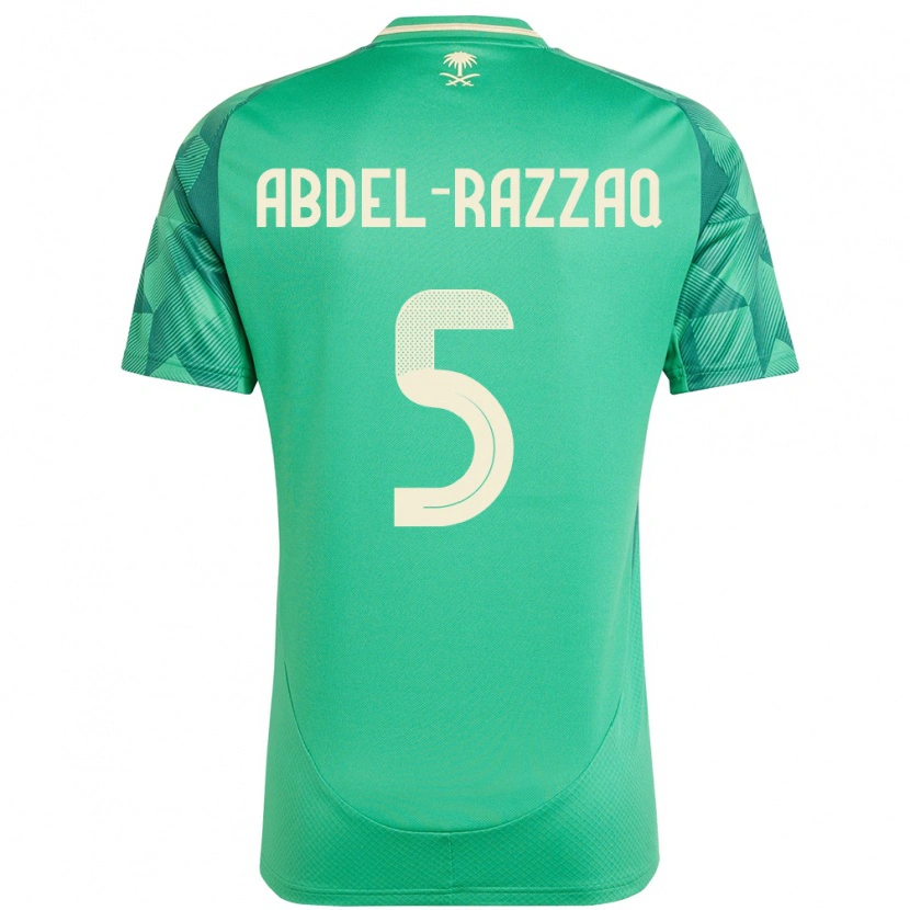 DanxenメンズサウジアラビアLana Abdel Razzaq#5緑ホームシャツ24-26ジャージーユニフォーム